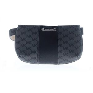 Michael Kors Black MK Monogram Fanny Pack Belt